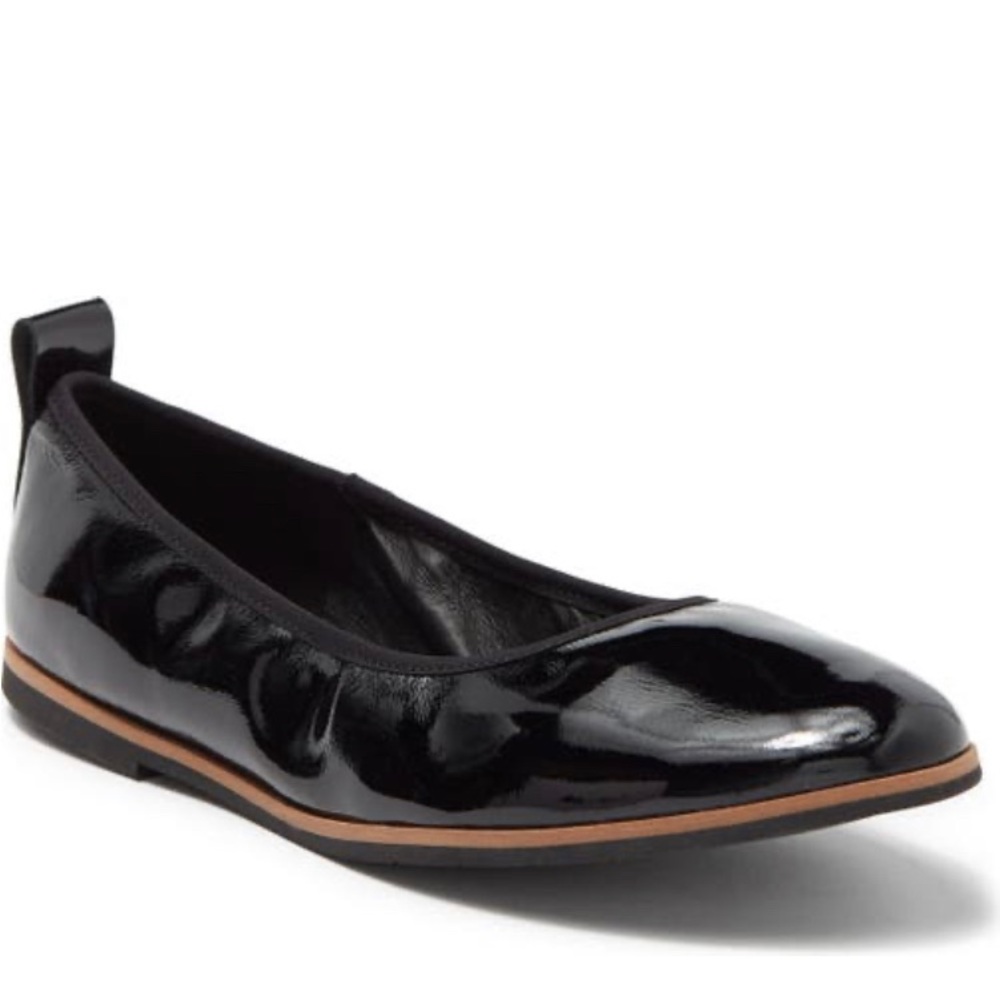 Eileen FisherNotion Black Patent Leather Ballet Flat